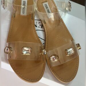 STEVE MADDEN Jolie Clear Strap Sandal